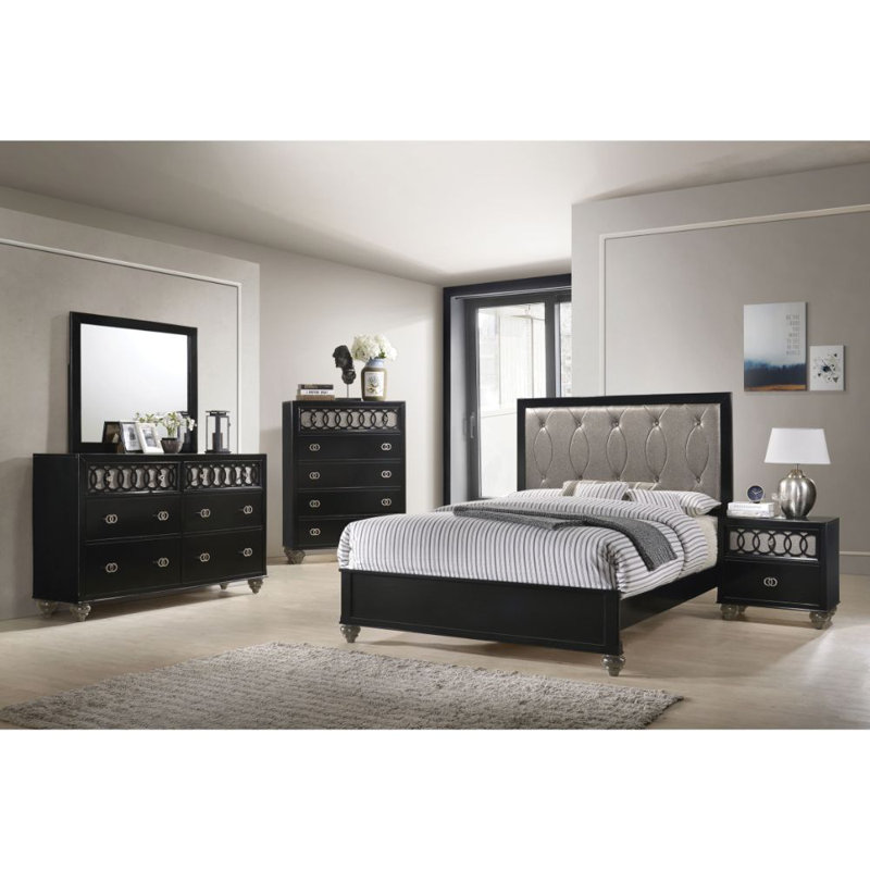 Ensemble de chambre à coucher configurable 3 pièces Alwillie