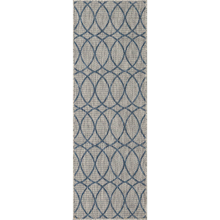 Azed Washable Striped Indoor / Outdoor Rug