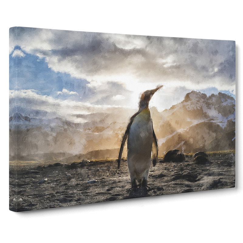 King Penguin - Wrapped Canvas, 50cm H x 76cm W x 3cm D