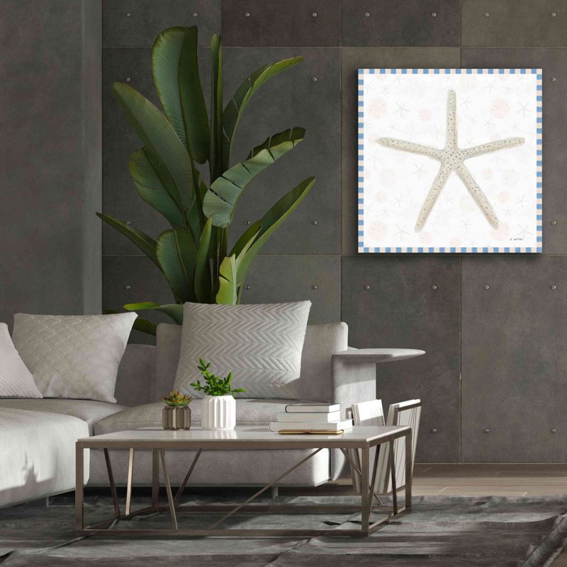 «Beach Days III» par James Wiens, art mural sur toile, H 37 po x l 37 po x P 1,5 po