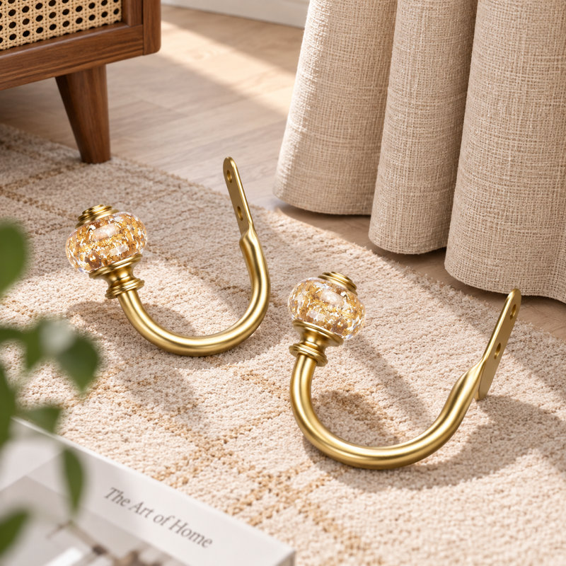 Gold Curtain Holdbacks