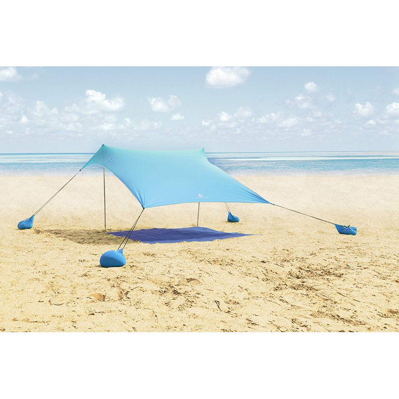 Tente pour 3 personnes avec sac de transport, Bleu