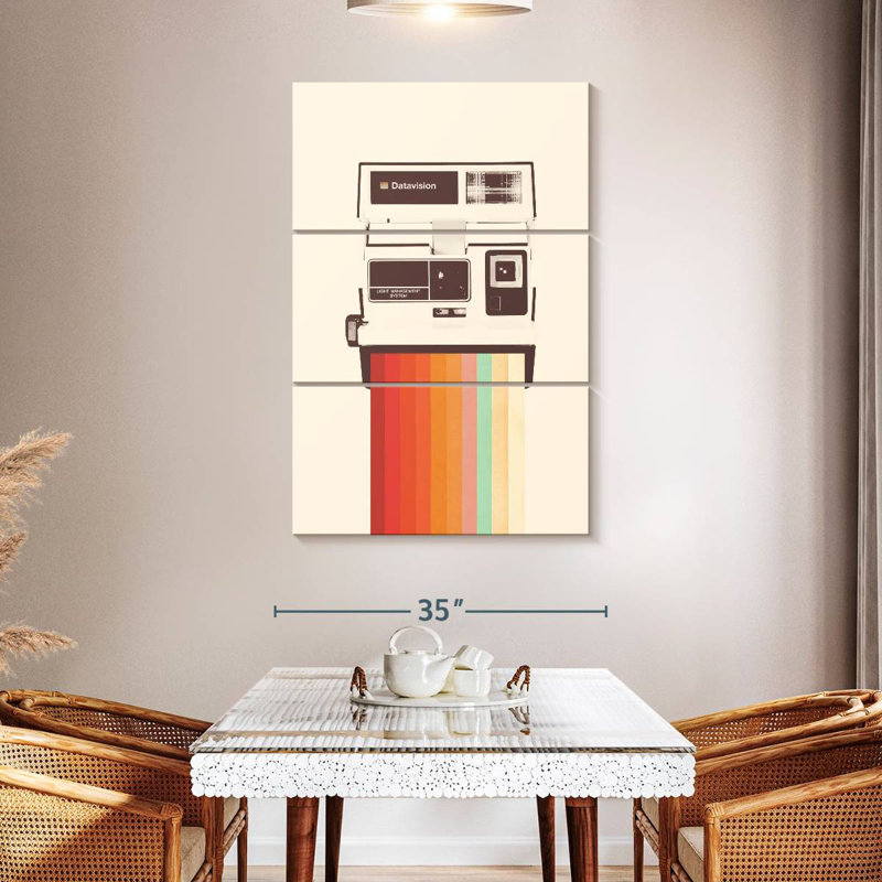 Senne Instant Camera Rainbow, 65" H x 42" W