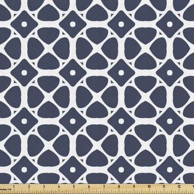 Channay Monochromatic Classic Tiling Multi-Purpose Fabric