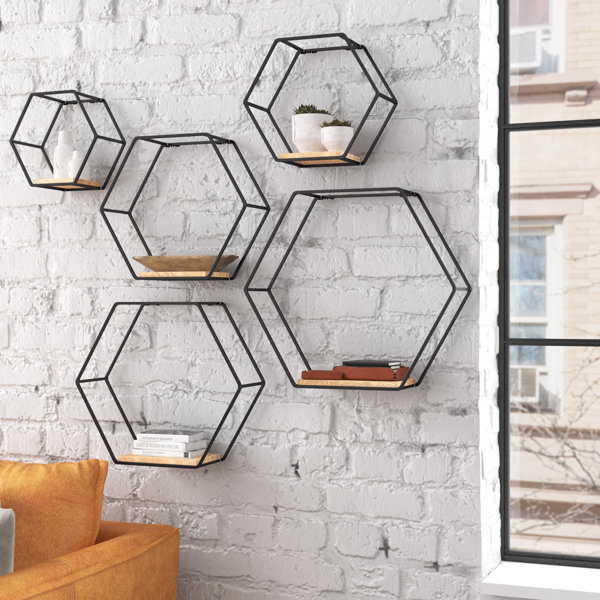 Steelside™ Hans 5 Piece Hexagon & Reviews | Wayfair