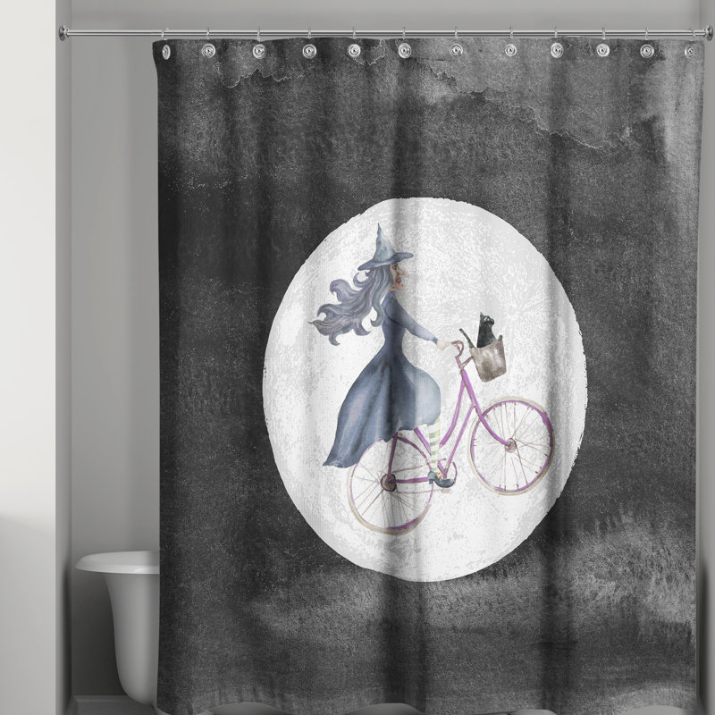 Rideau de douche à vélo simple Russia