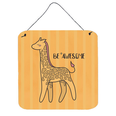 Décoration murale giraffe de chambre de bébé