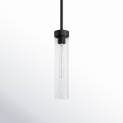 Dominique Single Light Glass Dimmable Pendant