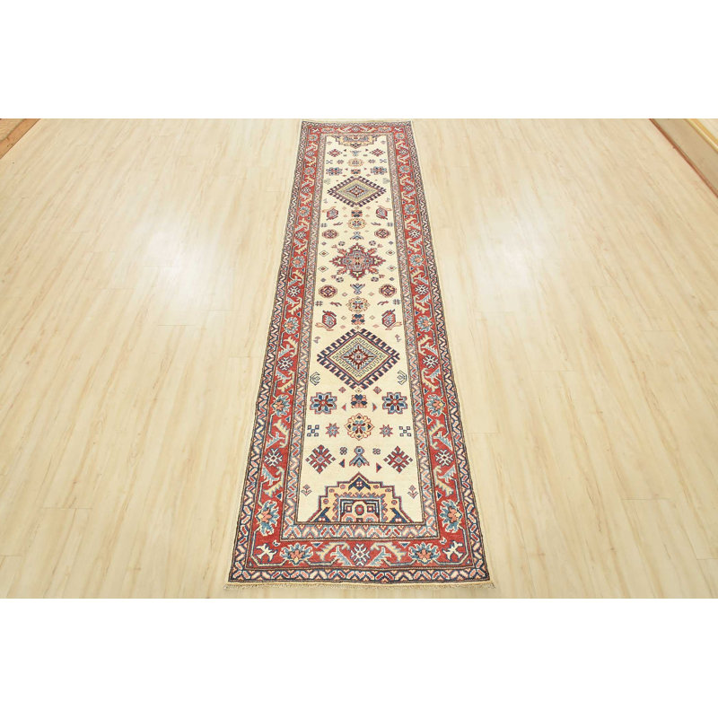 One-of-a-Kind 2’9” X 9’8” Runner Wool Area Rug in Beige