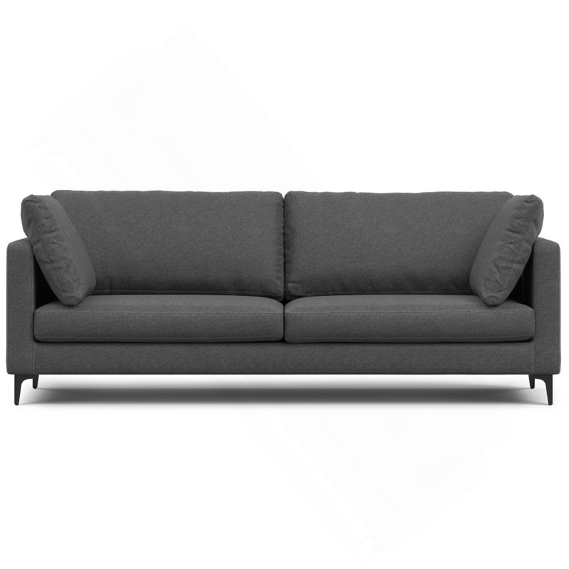 Canapé de 90 pouces Mid Century, Gris