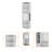 FM FURNITURE Clifton Corner Bar Cabinet, with 5 shelves,Cup Hanger and Eight Built-in Wine Rack,Macadamia-1389898993