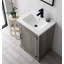 Meuble-lavabo simple 24 po avec plateau en céramique Cayden-1492400938