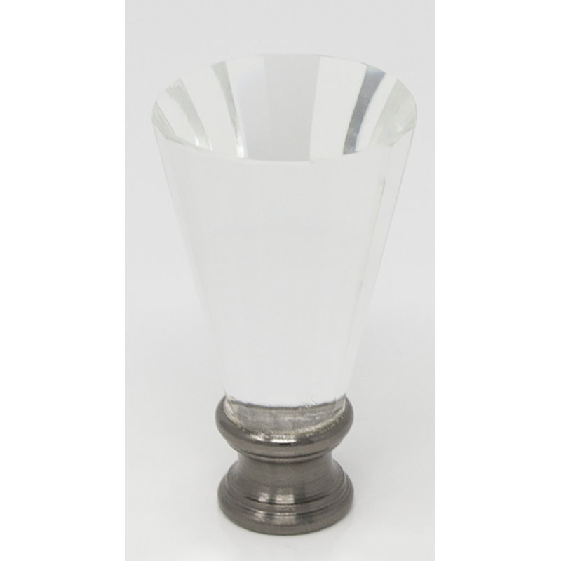 Faîteau de lampe en cristal Cheyney, Noir