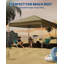 FXSGER 240cm W x 240cm D Polycarbonate Cover Retractable Patio Awning-128907815