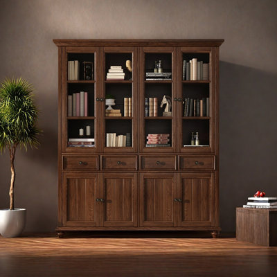 Bibliothèque simple de style américain
