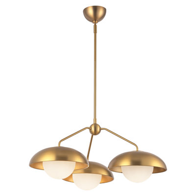 Alessia 3 - Light Metal Sphere Chandelier