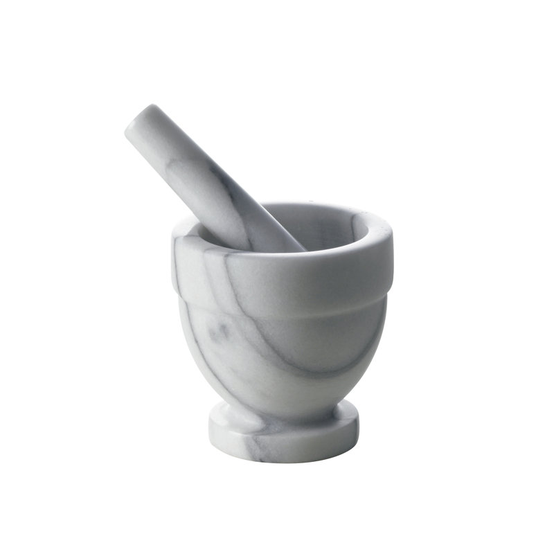 Marble Mortar And Pestle Set, 16.5" H x 12" W x 12" D