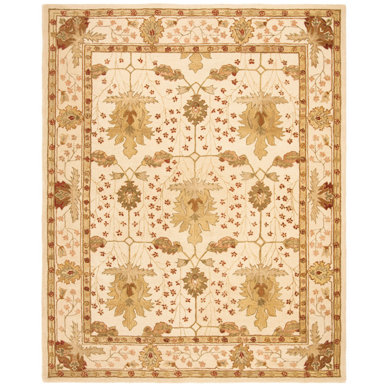 Tingley Hand Tufted Wool Pile Oriental Rug, Rectangle 8' x 10'