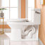 Toilette blanche une pièce à conception moderne