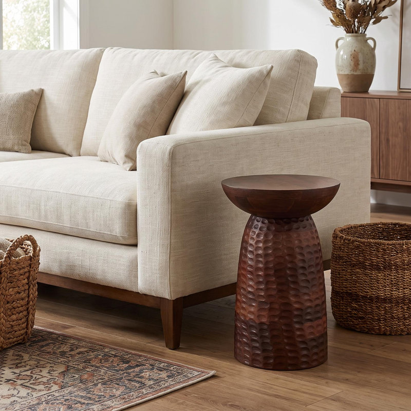 Solid Wood End Table