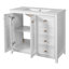 Meuble-lavabo 36 po avec comptoir en céramique-112275634