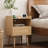 23.6'' Tall Drawer Rattan Nightstand with Charging Station-52251693