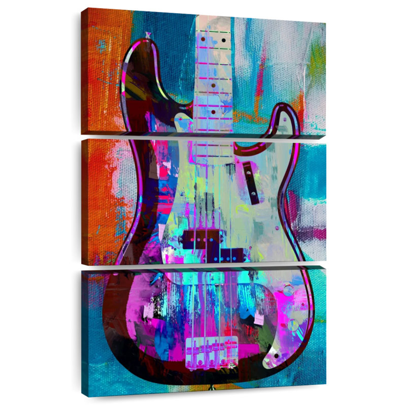 Abarca Painted Precision Bass, 74" H x 48" W