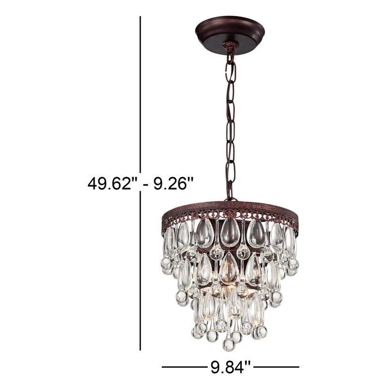Lustre à plusieurs niveaux 3 lumières/états Mayna