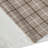 Faux Leather Plaid Curtain Panel - Tab Top with Fleece Lining, 1 Pc Panel Only