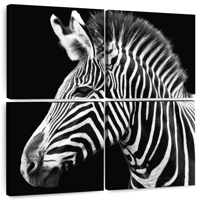 Brampt Zebra Stripes Pattern III, 57" H x 57" W