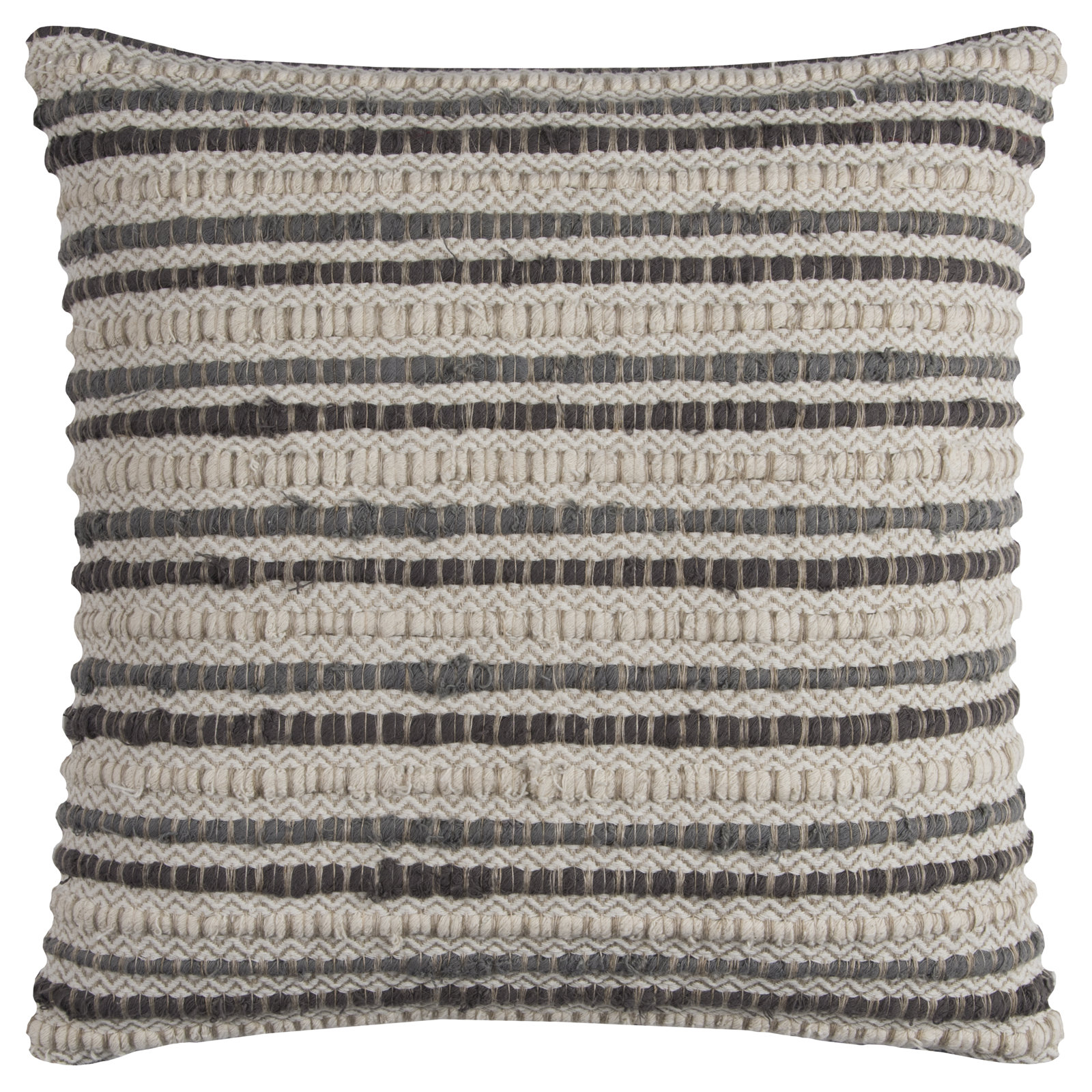 Allentown Striped Throw Pillow, Gray