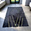 Tapis en peluche géométrique noir et doré_8,83 X 12 pi-509777813
