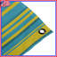 Tapisserie murale rayures bleues et jaunes-960522870