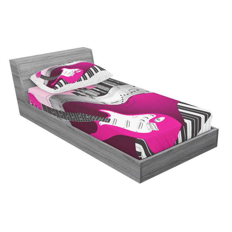 Microfiber Sheet Set, Twin XL Sheet Set with Fitted Sheet