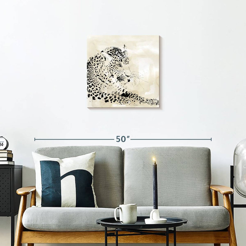 Brampt Leopard Spots I, 20" H x 20" W