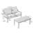 Marlo Teak Outdoor Two-person Patio Set With Cushions And Coffee Table-1259133057-1259133061