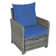 Ensemble de conversation pour terrasse 2 personnes avec coussins et repose-pieds Mapleview