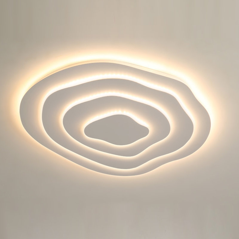Plafonnier encastré blanc à DEL 3 températures de couleur, H 3,93 po x l 19,68 po x P 19,68 po