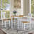 Berowalt Solid Wood Solid Wood Top Four Leg Dining Set-45130094