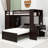Kids Twin Loft Bed with Drawers-728884236