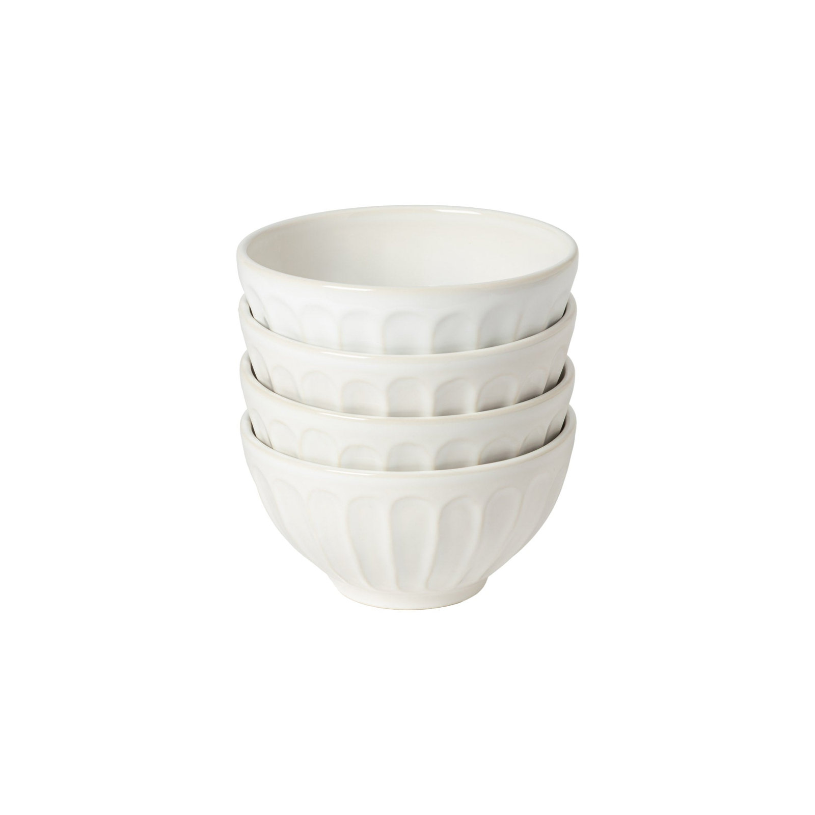 Latte Bowls Stoneware Cereal Bowl, White