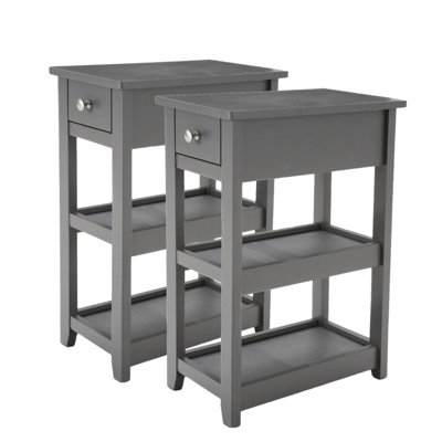 End Table Set with Storage