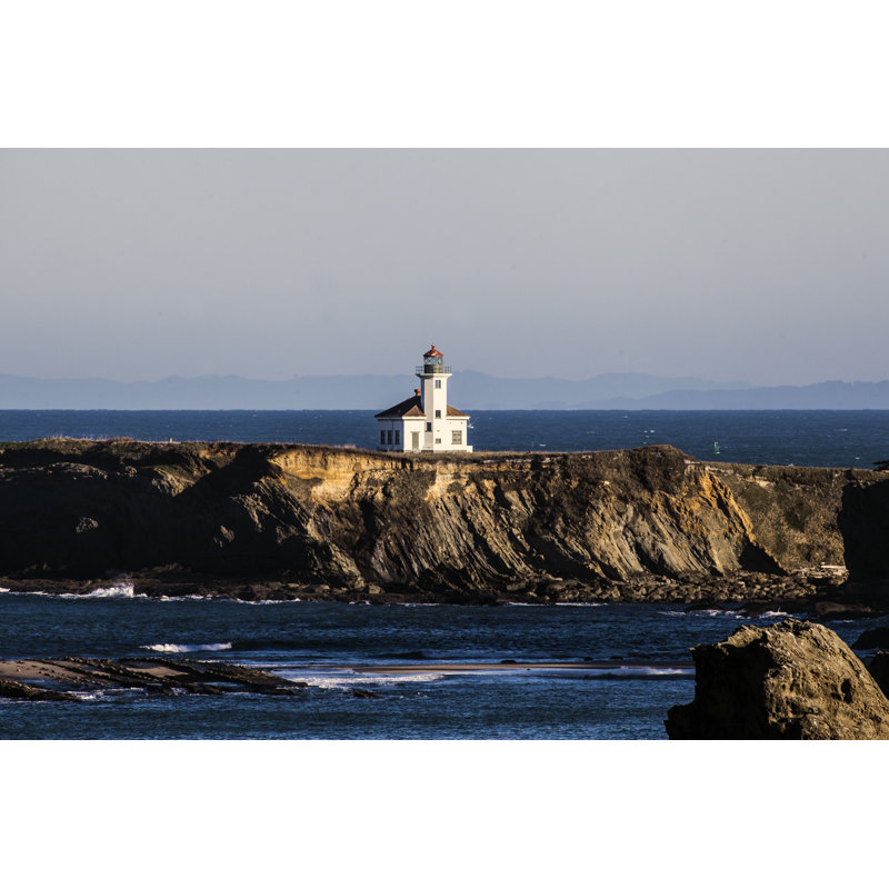 Cape Arago Lighthouse - Wrapped Canvas Print, 81cm H x 122cm W x 3.8cm D