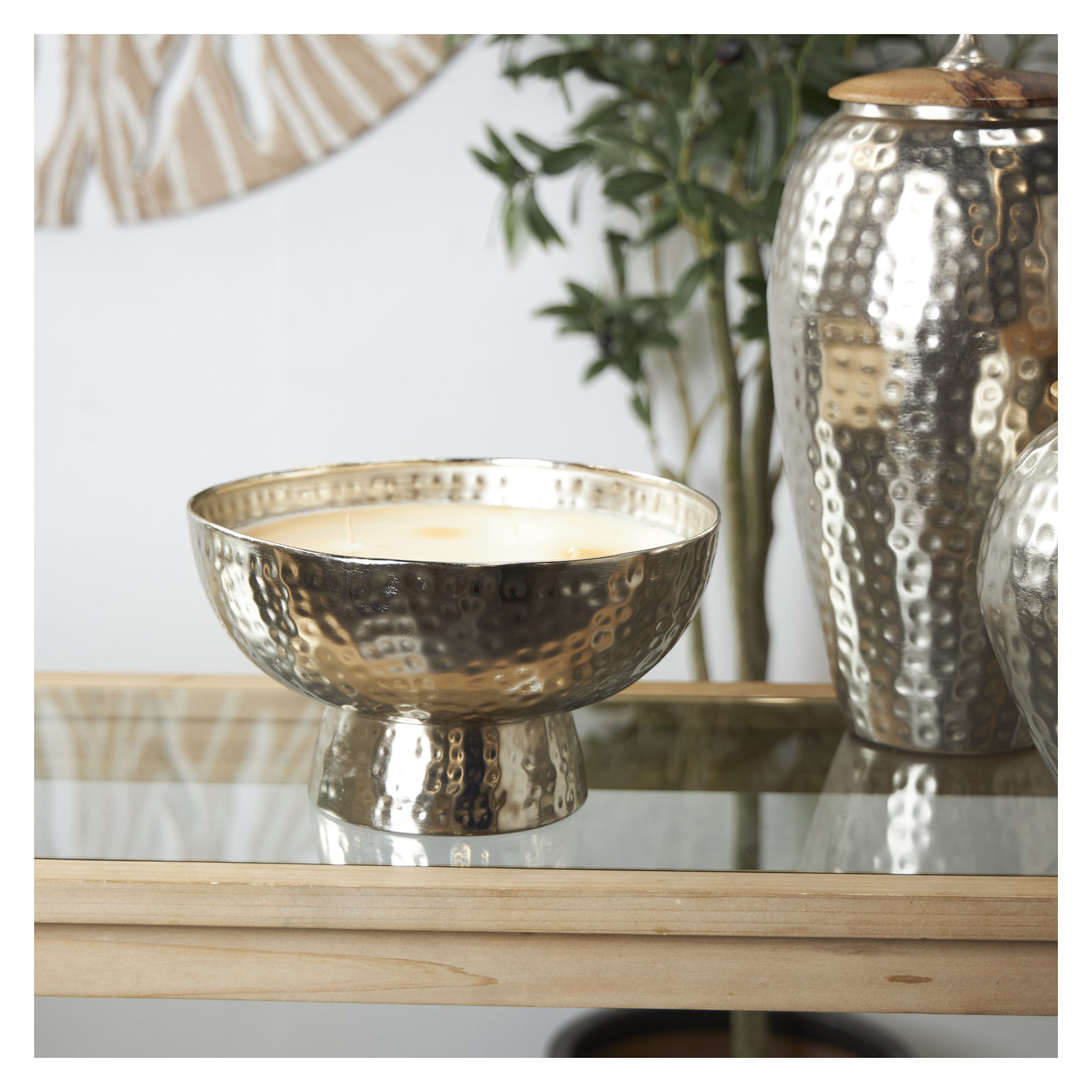 Scented Candle, 5.8" H x 9.85" W x 10" D