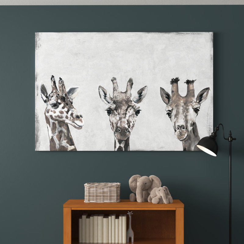 «Harley Towering Giraffes», reproduction sur toile tendue, H 40 po x l 60 po x P 1,5 po
