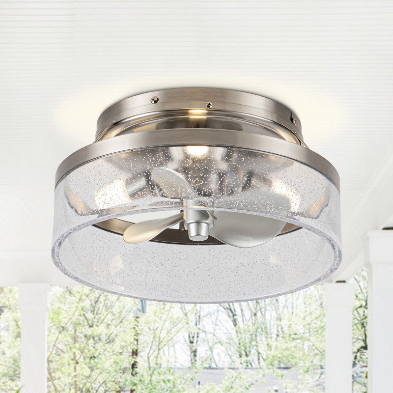 Ventilateur de plafond encastré 13 "avec télécommande