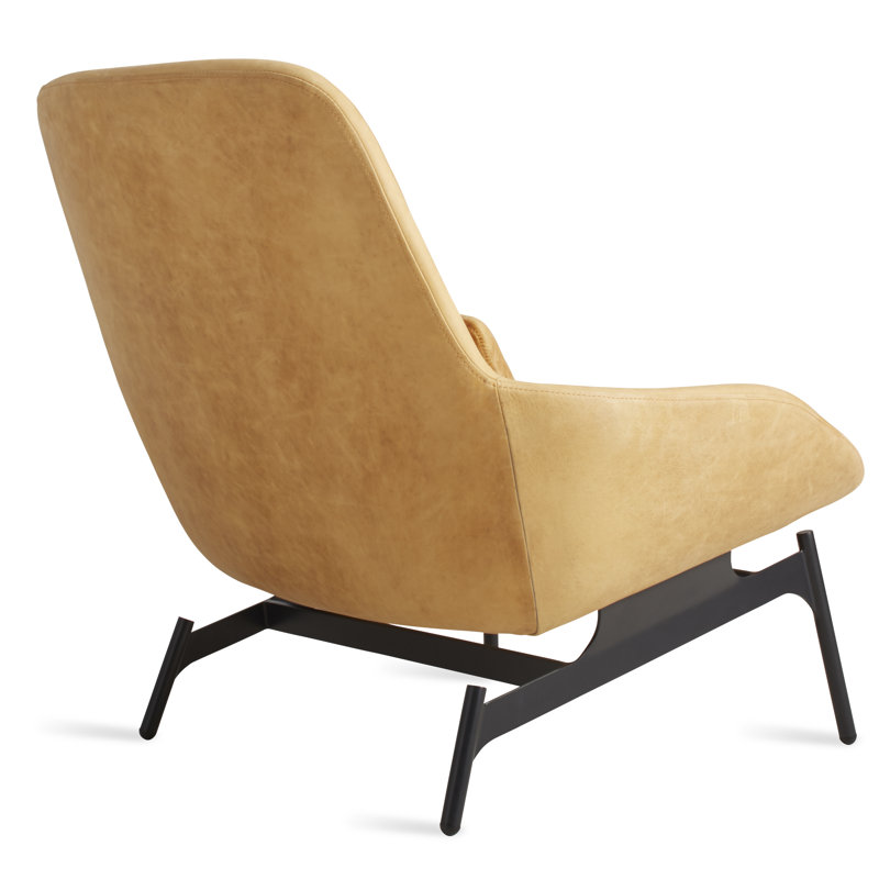 Field Lounge Chair, Camel Genuine Leather