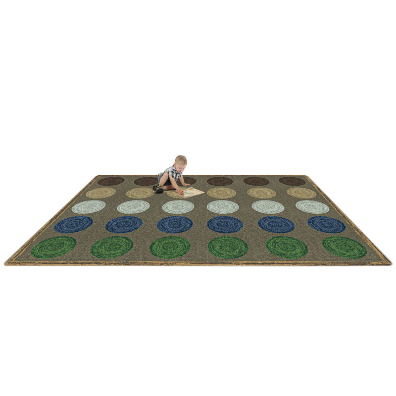 Mindful Seating by Joy Carpets Area Rug, Rectangle 7'8" x 10'9"