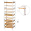Agnese Solid Wood Freestanding Bathroom Shelves