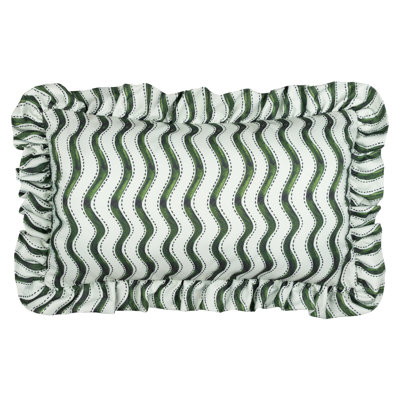 Summer Solstice Indoor / Outdoor Striped Rectangular Cushion